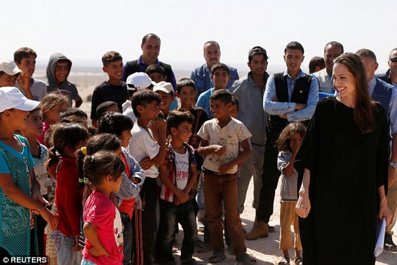 Angelina Jolie Shares Emotional Message During Visit to Jordan Refugee Camps